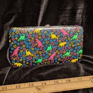 Flat dinosaur wallet
